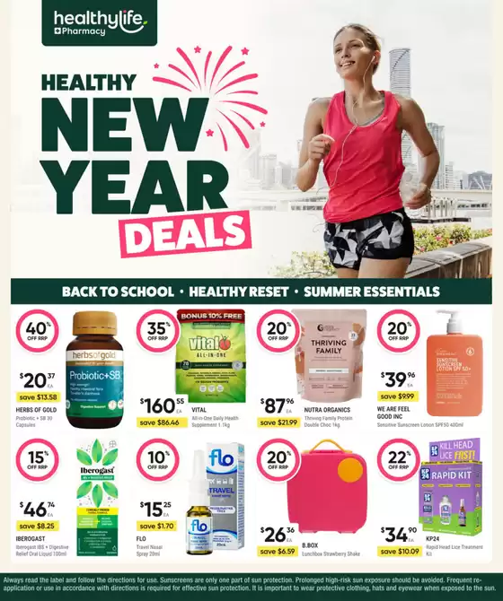 Healthylife Pharmacy catalogue in Perth WA | Healthy New Year Deals | 2026-01-05T00:00:00.000Z - 2026-02-01T00:00:00.000Z