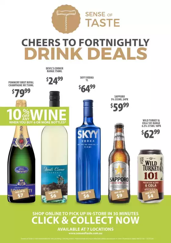 Sense of Taste catalogue | Save now with our deals | 2026-01-06T00:00:00.000Z - 2026-01-19T00:00:00.000Z