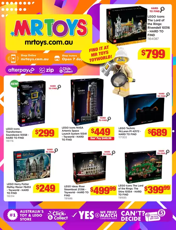 Mr Toys Toyworld catalogue | Deals & Offers | 2025-10-20T00:00:00.000Z - 2025-10-31T00:00:00.000Z