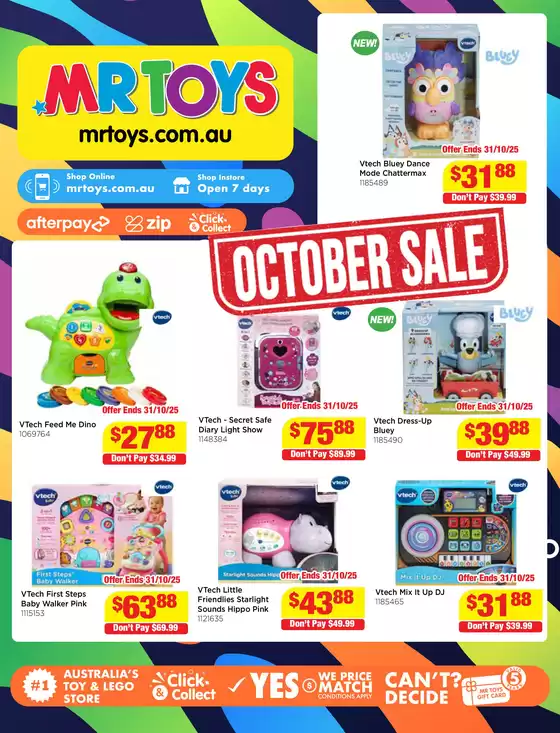 Mr Toys Toyworld catalogue | October Sale | 2025-10-20T00:00:00.000Z - 2025-10-31T00:00:00.000Z