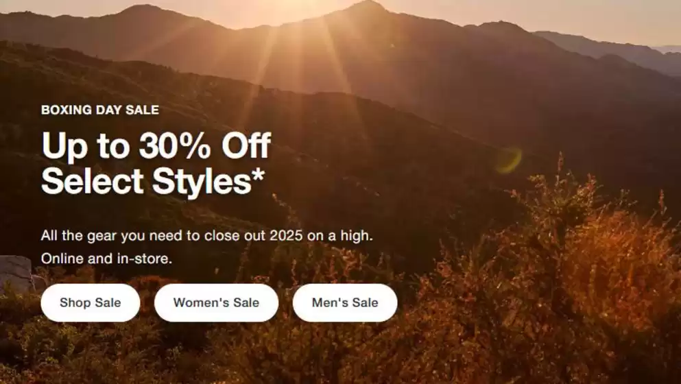 The North Face catalogue | Up To 30% Off Select Styles | 2026-01-06T00:00:00.000Z - 2026-01-20T00:00:00.000Z