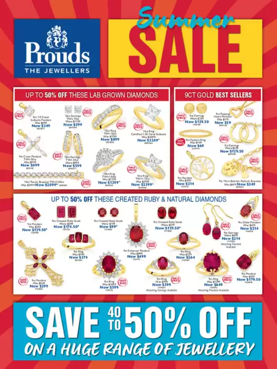 Prouds catalogue in Sydney NSW | Summer Sale | 2026-01-06T00:00:00.000Z - 2026-01-25T00:00:00.000Z