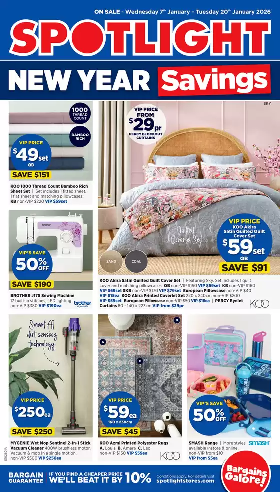 Spotlight catalogue | New Year Savings | 2026-01-07T00:00:00.000Z - 2026-01-20T00:00:00.000Z