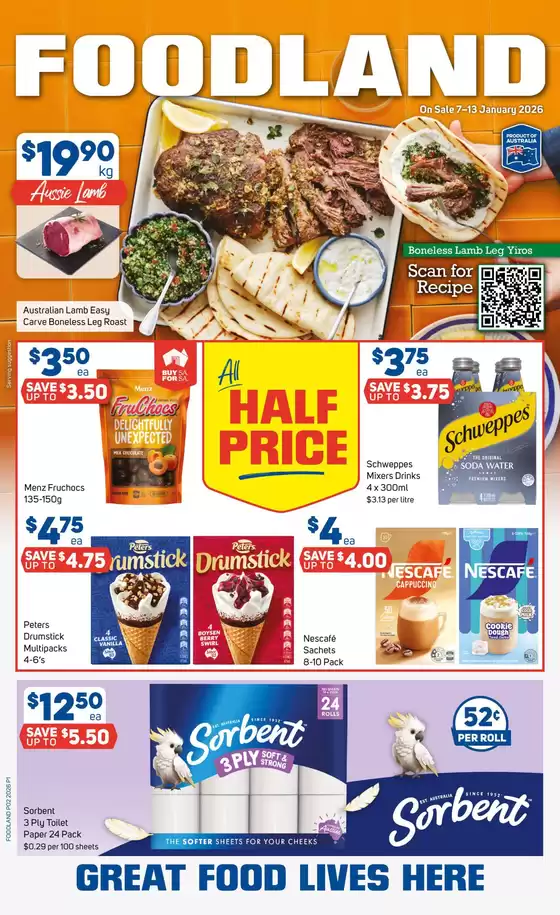 Foodland catalogue in Brisbane QLD | Catalogue Foodland | 2026-01-07T00:00:00.000Z - 2026-01-13T00:00:00.000Z