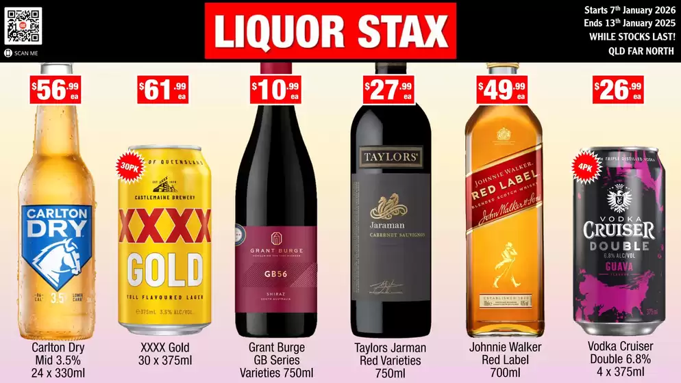 Liquor Stax catalogue | Offers for bargain hunters | 2026-01-07T00:00:00.000Z - 2026-01-14T00:00:00.000Z