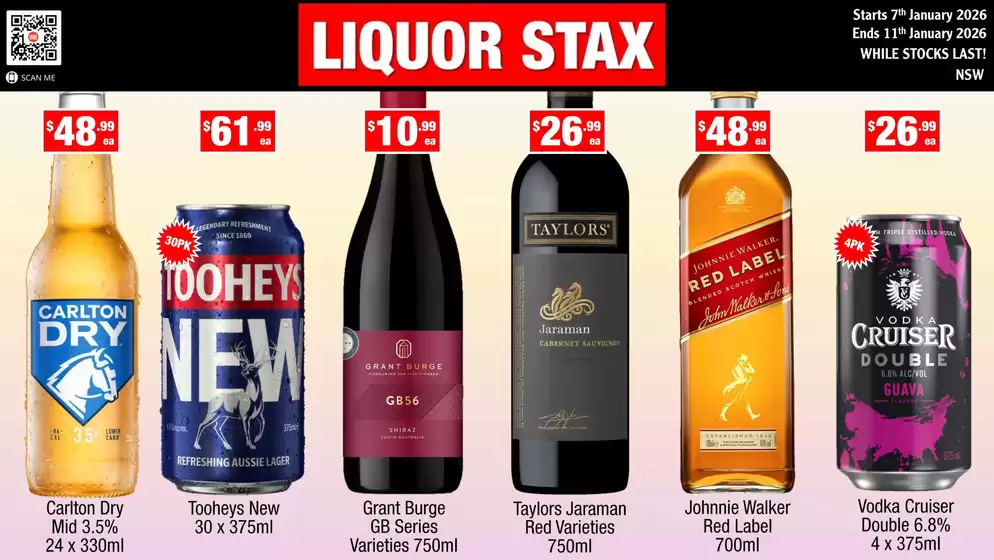 Liquor Stax catalogue | Liquor Stax catalogue specials | 2026-01-07T00:00:00.000Z - 2026-01-11T00:00:00.000Z