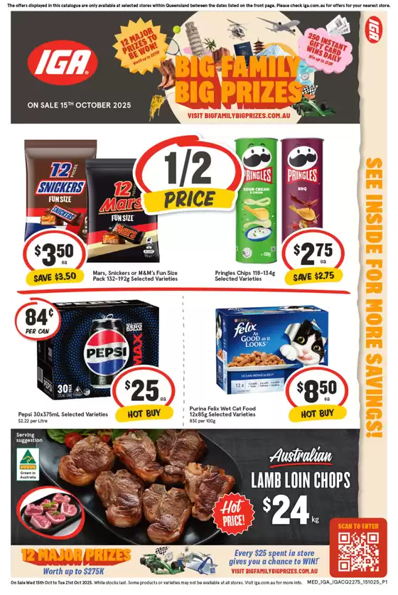 IGA catalogue in Roma QLD | Iga catalogue specials | 2025-10-15T00:00:00.000Z - 2025-10-21T00:00:00.000Z