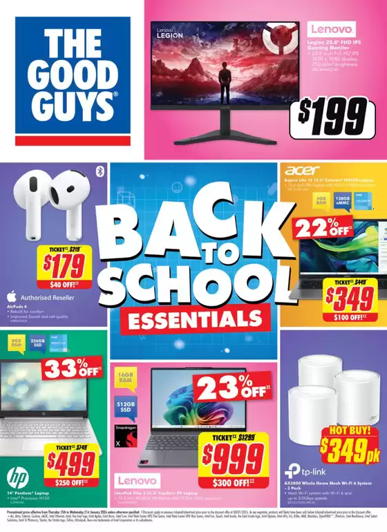 The Good Guys catalogue | Back To School | 2026-01-15T00:00:00.000Z - 2026-01-21T00:00:00.000Z
