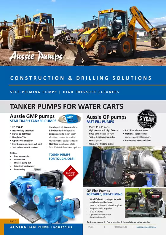 Aussie Pumps catalogue | Aussie Construction Piling Solutions | 2026-01-14T00:00:00.000Z - 2026-01-28T00:00:00.000Z