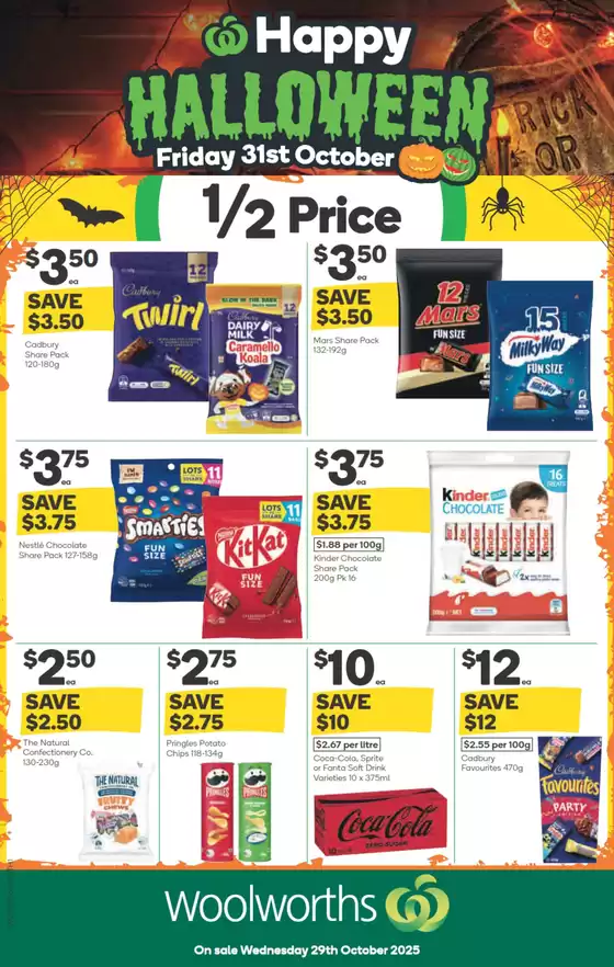 Weekly Specials - 29/10