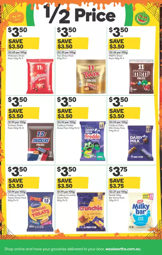 Weekly Specials - 29/10