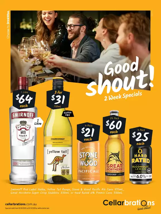 Cellarbrations catalogue in Jubilee Pocket | Good Shout! 2 Week Specials - QLD_Z4 | 2025-10-20T00:00:00.000Z - 2025-11-02T00:00:00.000Z