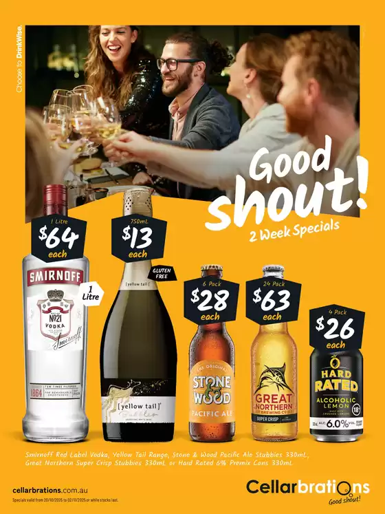 Cellarbrations catalogue in Jubilee Pocket | Good Shout! 2 Week Specials - WA_Z3 | 2025-10-20T00:00:00.000Z - 2025-11-02T00:00:00.000Z