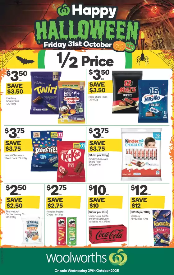 Weekly Specials - 29/10