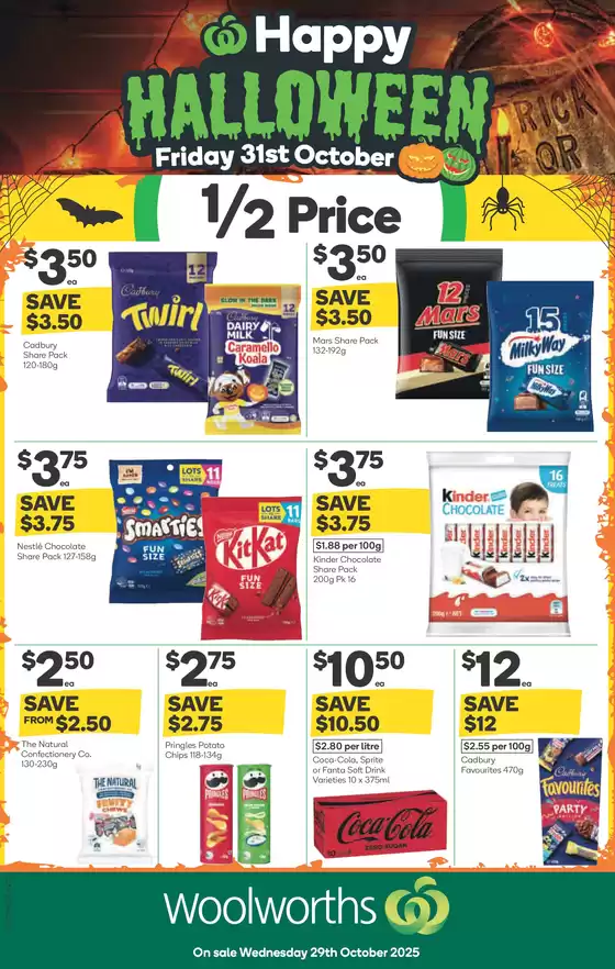 Weekly Specials - 29/10