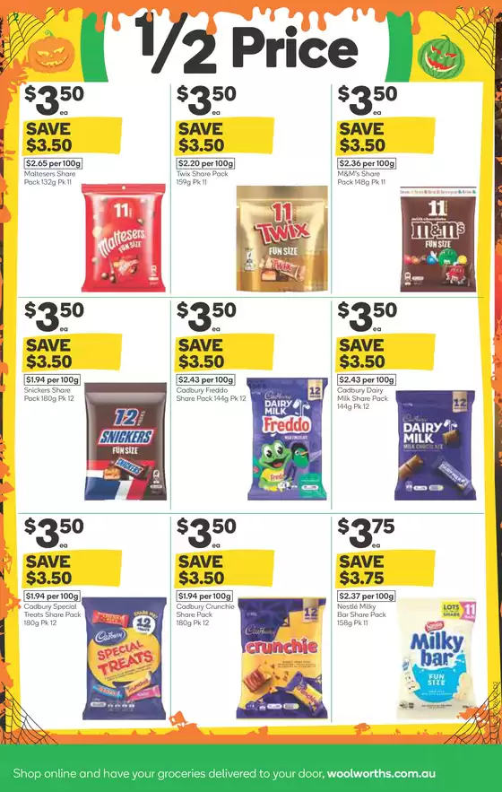 Weekly Specials - 29/10