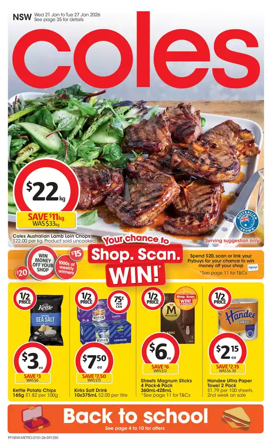 Coles catalogue in Brisbane QLD | Coles Catalogue - 21st January | 2026-01-21T00:00:00.000Z - 2026-01-27T00:00:00.000Z