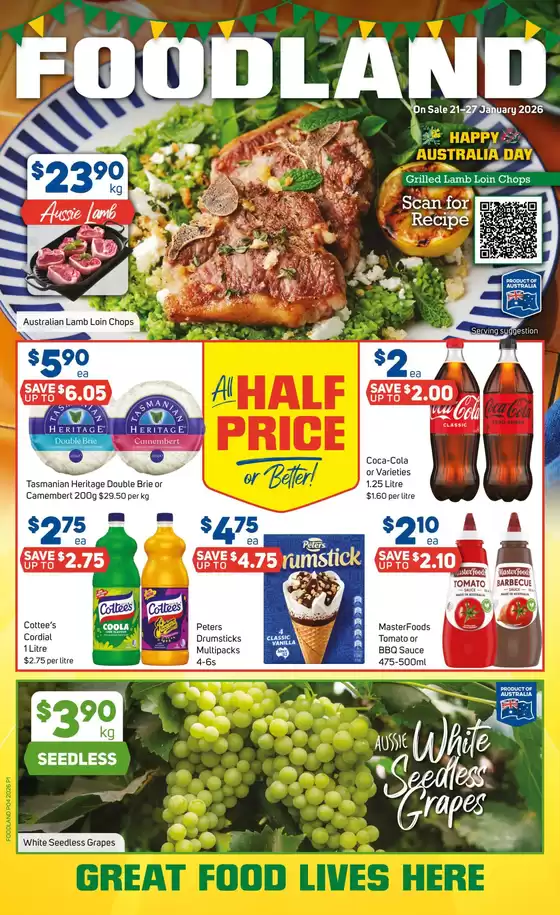 Foodland catalogue | Catalogue Foodland | 2026-01-21T00:00:00.000Z - 2026-01-27T00:00:00.000Z