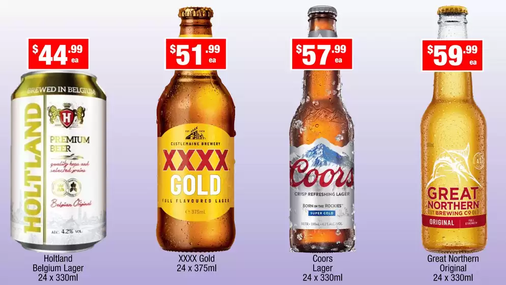 Liquor Stax catalogue specials