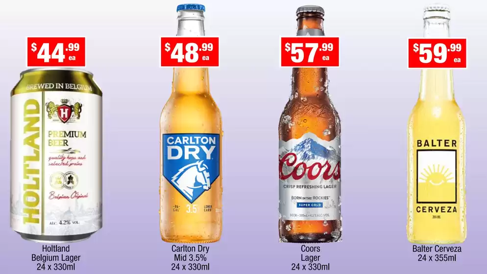 Liquor Stax catalogue specials