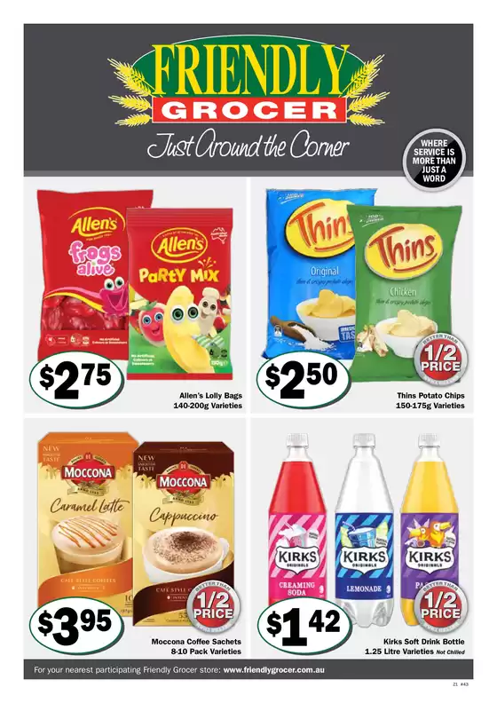 Friendly Grocer catalogue | Friendly Grocer catalogue specials | 2025-10-22T00:00:00.000Z - 2025-11-05T00:00:00.000Z
