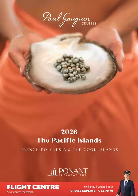 Flight Centre catalogue | Ponant Paul Gauguin Cruises 2026 | 2025-10-22T00:00:00.000Z - 2025-11-05T00:00:00.000Z