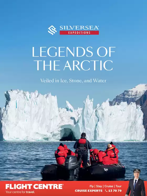 Flight Centre catalogue | Silversea Expeditions Legends of the Arctic | 2025-10-22T00:00:00.000Z - 2025-11-05T00:00:00.000Z