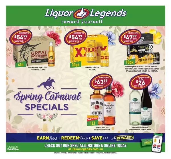 Liquor Legends catalogue