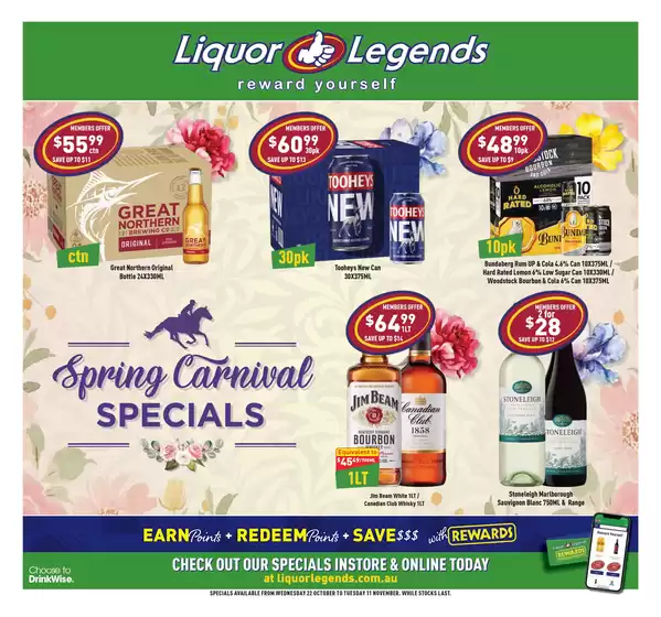 Liquor Legends catalogue in Sydney NSW | Liquor Legends catalogue | 2025-10-22T00:00:00.000Z - 2025-11-11T00:00:00.000Z