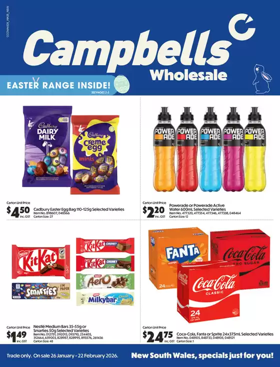Campbells catalogue | Wholesale | 2026-01-26T00:00:00.000Z - 2026-02-22T00:00:00.000Z