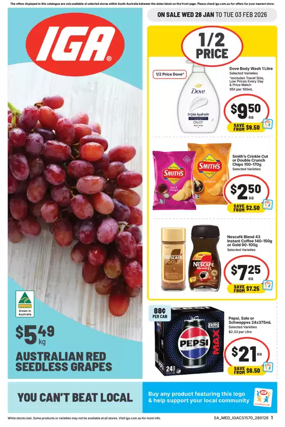 IGA catalogue | Top deals for all customers | 2026-01-28T00:00:00.000Z - 2026-02-03T00:00:00.000Z
