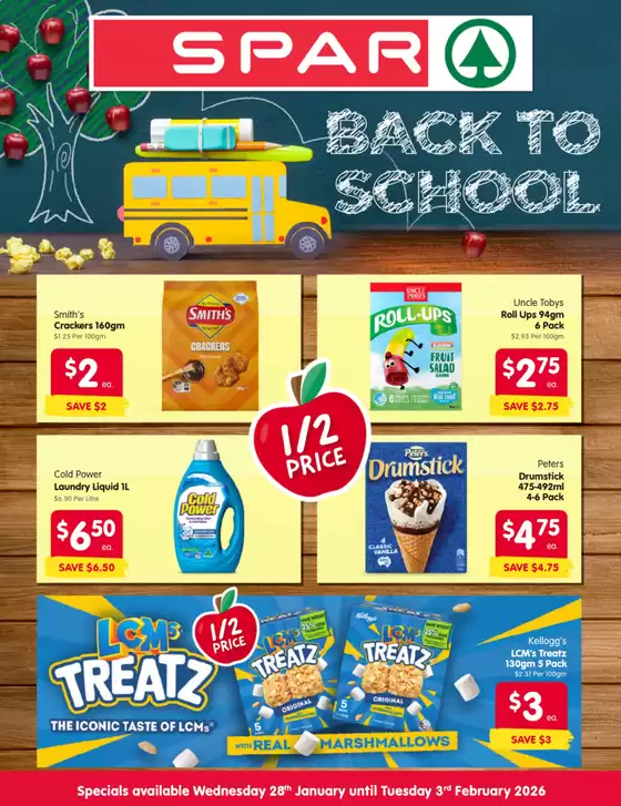 SPAR catalogue in Millicent SA | Back to School | 2026-01-28T00:00:00.000Z - 2026-02-03T00:00:00.000Z