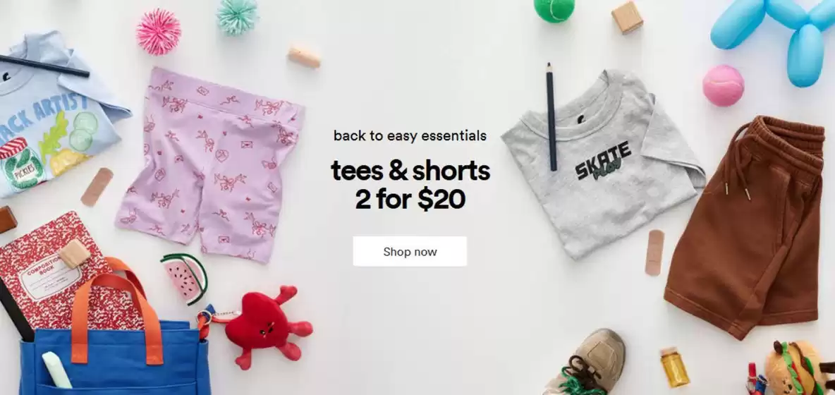 Cotton On Kids catalogue in Melbourne VIC | Tees & Shorts 2 for $20 | 2026-01-29T00:00:00.000Z - 2026-02-12T00:00:00.000Z