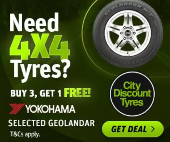 City Discount Tyres catalogue in Melbourne VIC | Specials | 2026-02-02T00:00:00.000Z - 2026-02-28T00:00:00.000Z