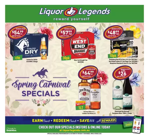 Liquor Legends catalogue