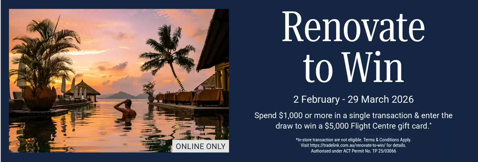 Tradelink catalogue in Melbourne VIC | Renovate to Win | 2026-02-02T00:00:00.000Z - 2026-03-29T00:00:00.000Z