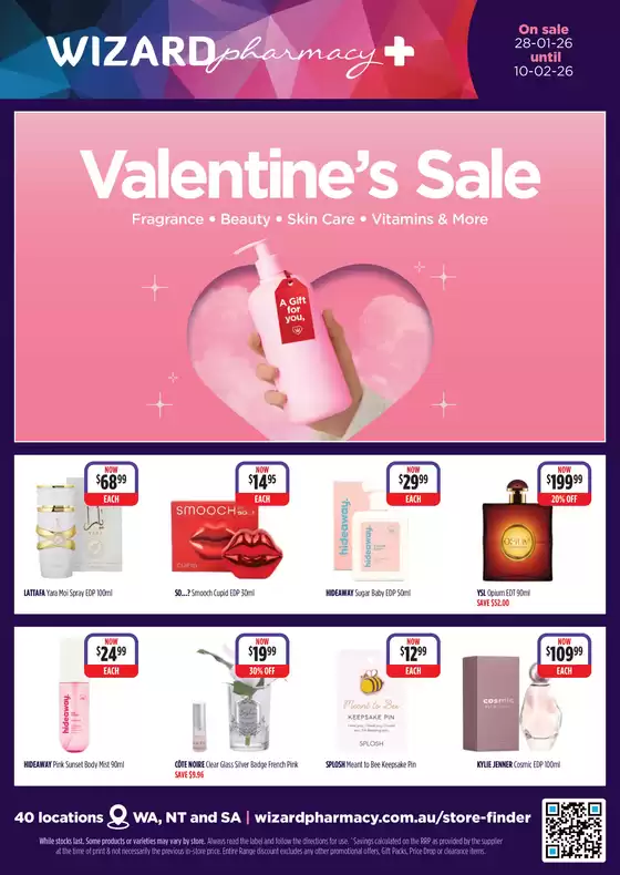 Wizard Pharmacy catalogue in Melbourne VIC | Valentine's Sale | 2026-02-02T00:00:00.000Z - 2026-02-10T00:00:00.000Z