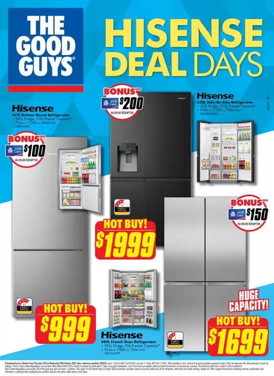 The Good Guys catalogue in Brisbane QLD | Hisense Deal Days | 2025-10-23T00:00:00.000Z - 2025-10-29T00:00:00.000Z