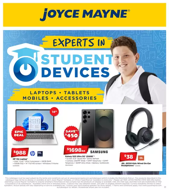 Joyce Mayne catalogue in Adelaide SA | Back to School - Student Devices Buying Guide | 2026-02-01T00:00:00.000Z - 2026-02-28T00:00:00.000Z