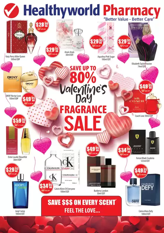 Healthy World Pharmacy catalogue in Brisbane QLD | Valentine's Day Sale | 2026-02-04T00:00:00.000Z - 2026-02-15T00:00:00.000Z