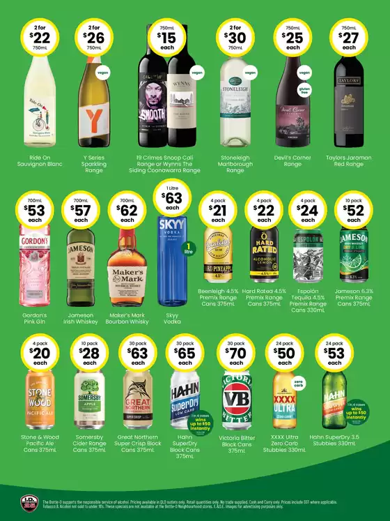 Good Value Booze, For Good Value People. 27/10