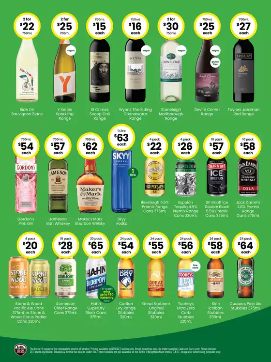 Good Value Booze, For Good Value People. 27/10