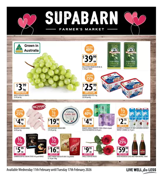 Supabarn catalogue in Sydney NSW | Weekly Specials 11/02 | 2026-02-11T00:00:00.000Z - 2026-02-17T00:00:00.000Z