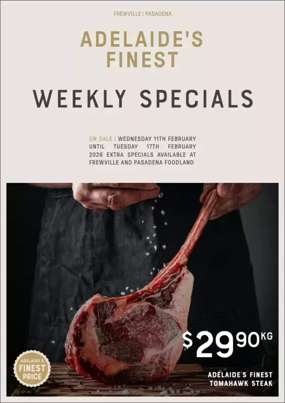 Adelaide's finest catalogue in Blacktown NSW | Adelaides Finest catalogue specials | 2026-02-11T00:00:00.000Z - 2026-02-17T00:00:00.000Z