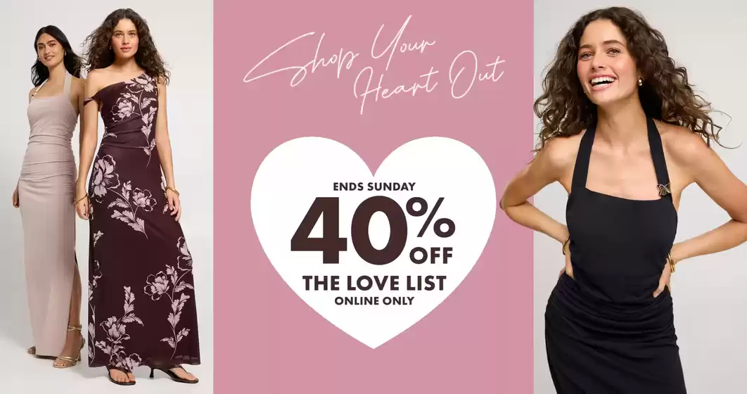 Dotti catalogue in Adelaide SA | 40% Off The Love List | 2026-02-12T00:00:00.000Z - 2026-02-15T00:00:00.000Z
