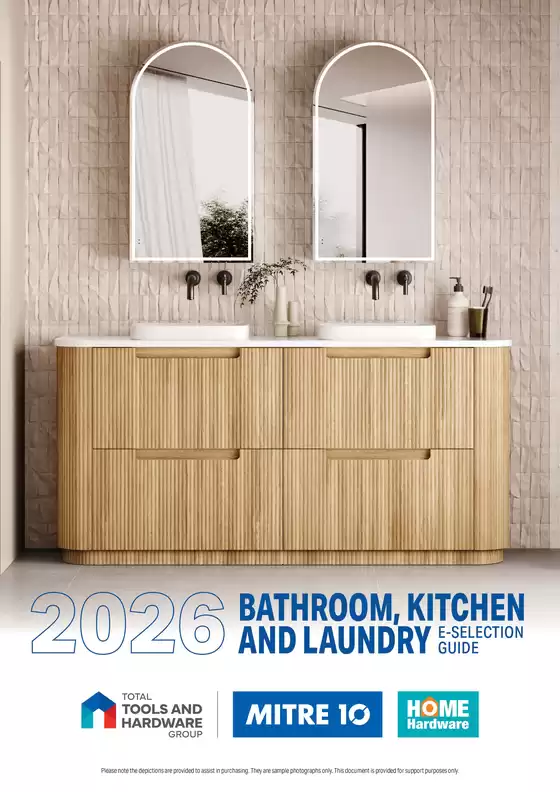 Mitre 10 catalogue in Sydney NSW | Bathroom Kitchen and Laundry E-selection Guide 2026 | 2026-02-13T00:00:00.000Z - 2027-02-28T00:00:00.000Z
