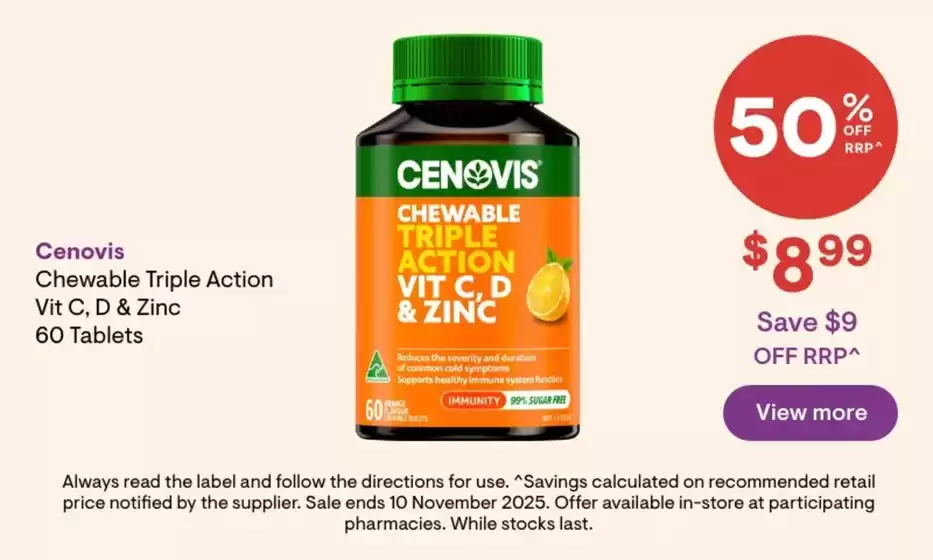 Discount Drug Stores catalogue in Perth WA | Discounts | 2025-10-24T00:00:00.000Z - 2025-11-06T00:00:00.000Z