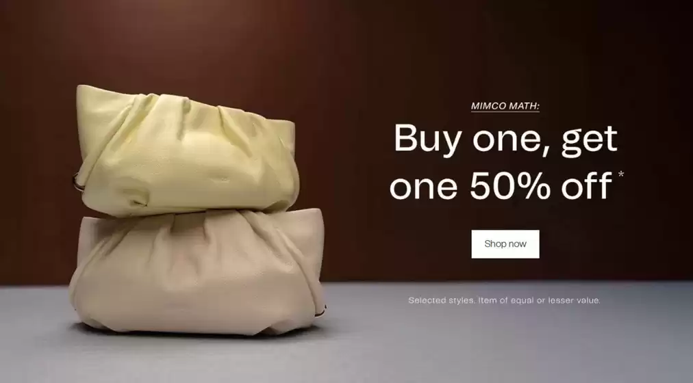 Buy 1 Get 1 50% Off