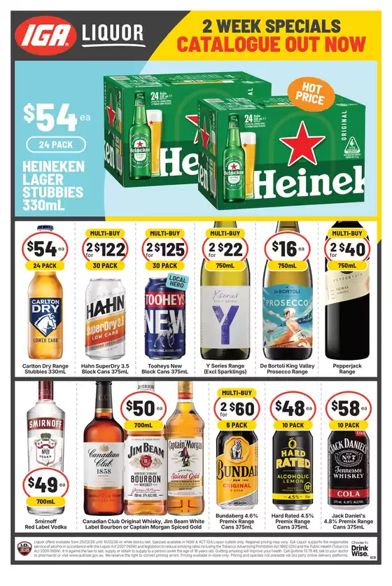 IGA Liquor catalogue in Brisbane QLD | 2 Week Specials 25/02 | 2026-02-25T00:00:00.000Z - 2026-03-10T00:00:00.000Z