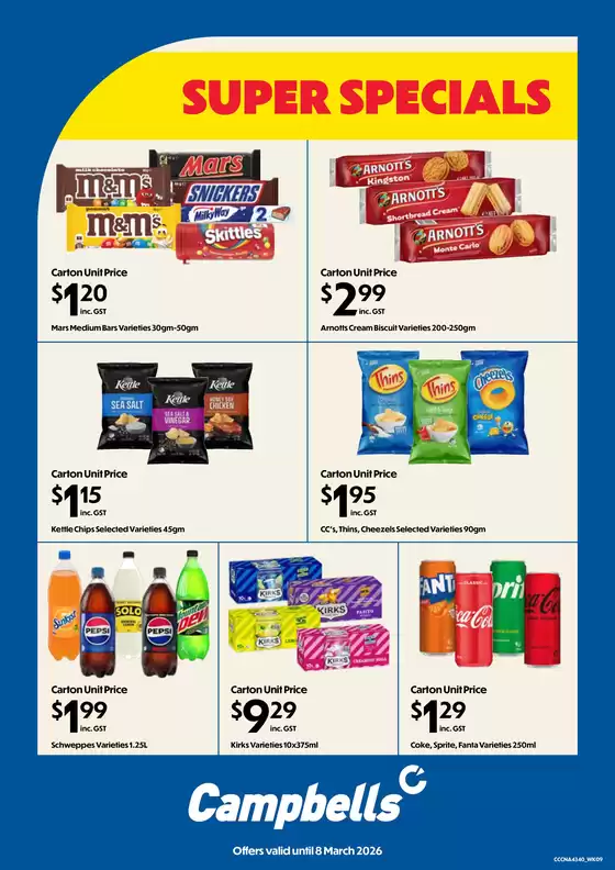Campbells catalogue | Super Specials | 2026-02-23T00:00:00.000Z - 2026-03-29T00:00:00.000Z